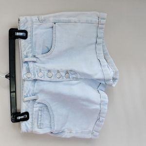 Pacsun Mom Short Jean Button Up Shorts